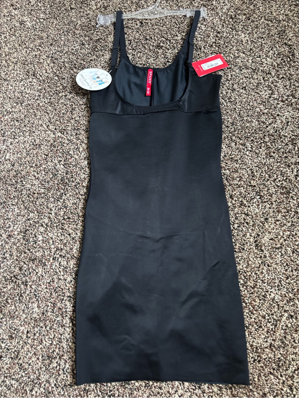 SPANX Black Shaping Bodysuit with Adjustable Straps